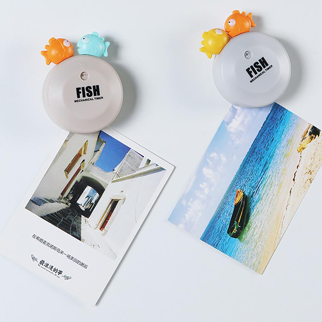 Rotating Cute Time Manager Bubble Fish Timer Mechanical Reminder Timer