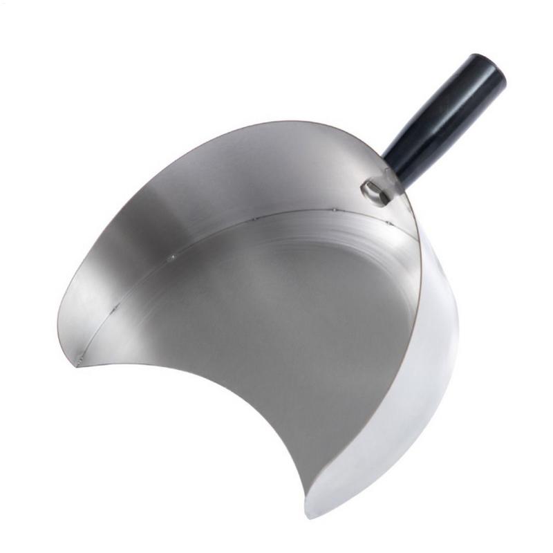 Handlicher Fleischauffangpfanne Fleischfang Grillspatel Edelstahl Grillschaufel Tragbar Hitzebeständig BBQ Grill Fleischplatte