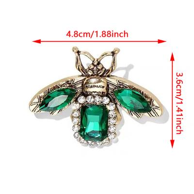 סיכת דבורה וינטג' לנשים סיכת חזה חרק רטרו קישוטי קורסאז' לבגדים שמלת מסיבה תכשיטים