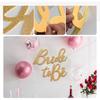 Bride to Be Felt Sign for Backdrop - Glitter Champagne Bride to Be Signs Felt Letters for Bachelorette Party Decorations Welcome to Bridal Shower