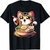 Kat Ramen Noedels Anime Kawaii Japans Katten T-shirt