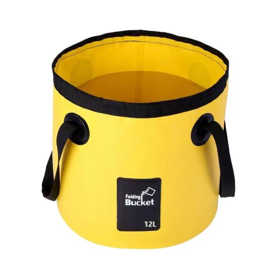 12/20L Collapsible Water Bucket with Double Handles, Large Foldable Water Container, Portable Water Pail for Outdoor, Camping, Fishing, Car Washing