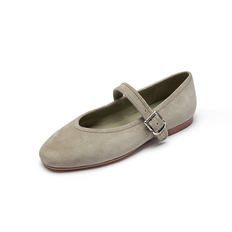 Le Saunda Mary Jane Solid Color Flats Women's Ballet Shoes