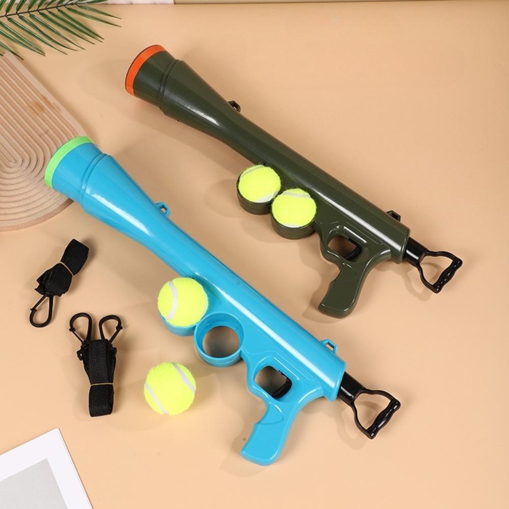 Pet Dog Toys Tennis Throwing and Throwing Equipment Training Supplies Launcher Puzzle Pet Dog Training Interactive Toy Gun