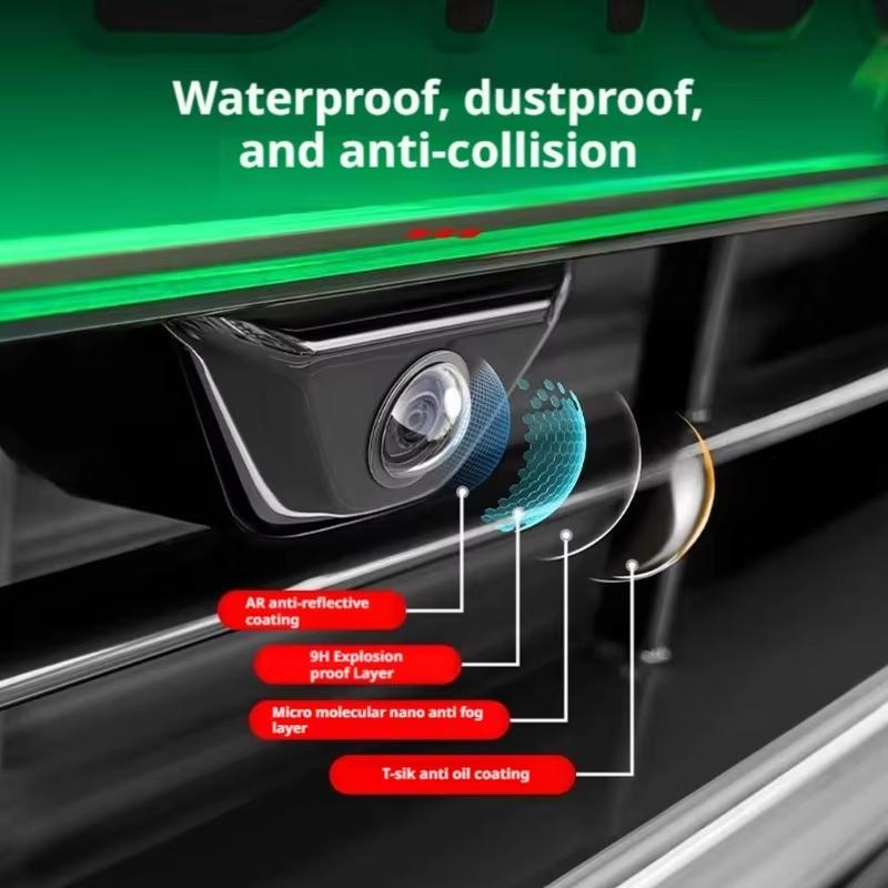 2Pcs 360 Reverse Image Car Camera Cover Anti-Scratch PC Lens Protector Stickers For Peugeot 3008 E-3008 2016-2026 Interior Mirrors 6