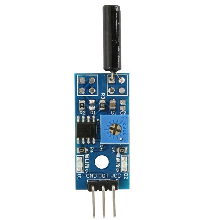 

Vibration Switch Sensor Module Vibration Sensor Shock Sensor Smart Car Accessory Arduino 10*10*2 білий