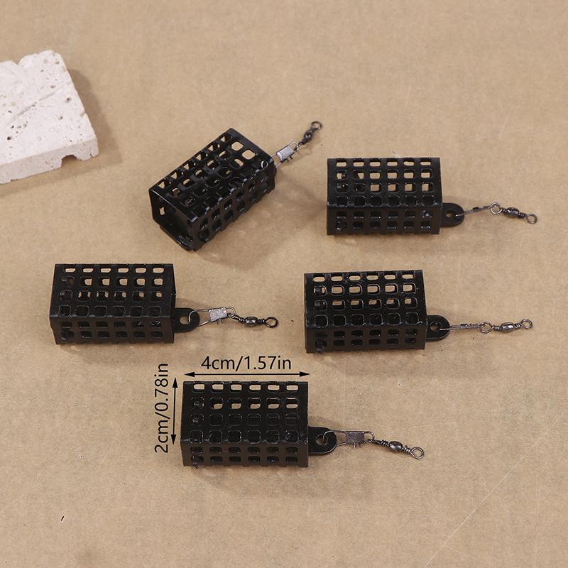 

5 шт. рыболовные снасти кормушка клетка железная приманка рыболовные кормушки круглая квадратная кормушка корзина клетка рыболовные приманки клетка