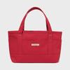Clover Heart Mini Canvas Tote Bag Red
