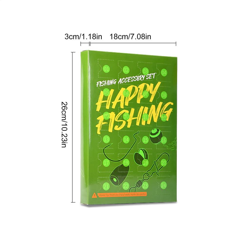 Christmas Fishing Advent For Men 24 Days Bass Baits Fishing Bait Advent Countdown Calendar For Saltwater Anglers Men Fathers