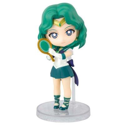 TAMASHII NATIONS Figuarts mini Sailor Moon Super Sailor Neptune 90mm bemalte bewegliche Figur BAS60991 -Ewige Edition- Ca.. PVC&ABS