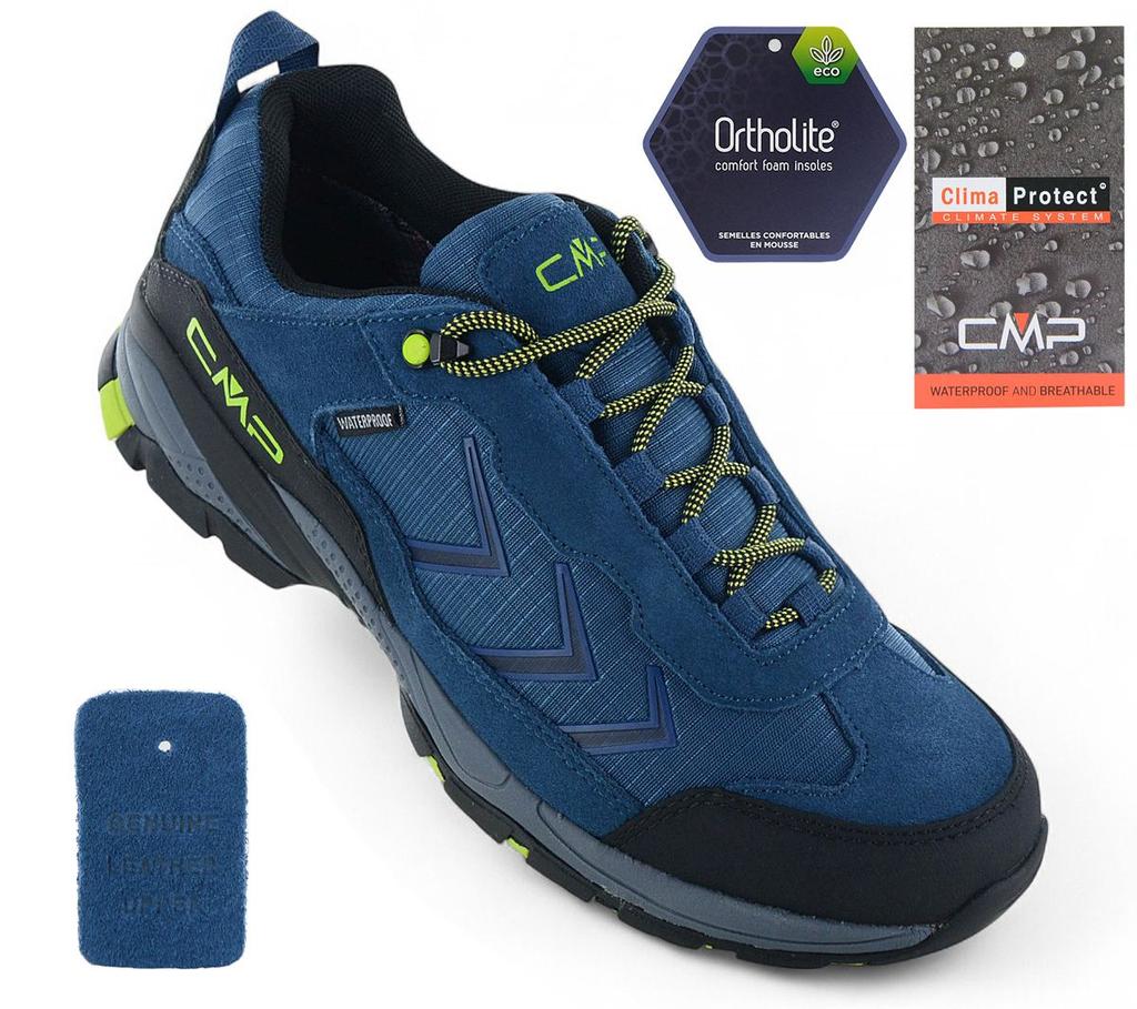 CMP Melnick Low WP Waterproof - Men's Hiking Shoes Trekking Shoes Blue 3Q19657-20MR ORIGINAL