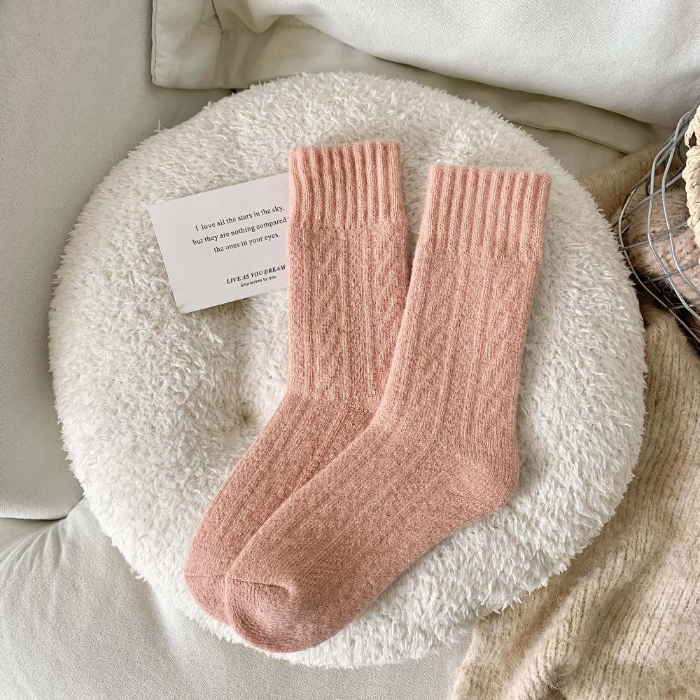 Thickened Women's Socks Cold Proof Warm Socks INS Style Thermal Long Socks  Autumn Winter