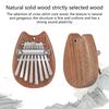 Portable 8 Keys Mini Kalimba Piano with Lanyard Wood Finger Piano Thumb Piano Musical Instrument Gift for Kids and Adult