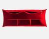 Custom Felt Cosmetic Bag Storage Organizer with Divider