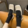Marie Jane Lolita Women Chunky Shoes  Spring New Trend Fad Mid Heels Sandals Designer  Pumps Dress Party Women Shoes