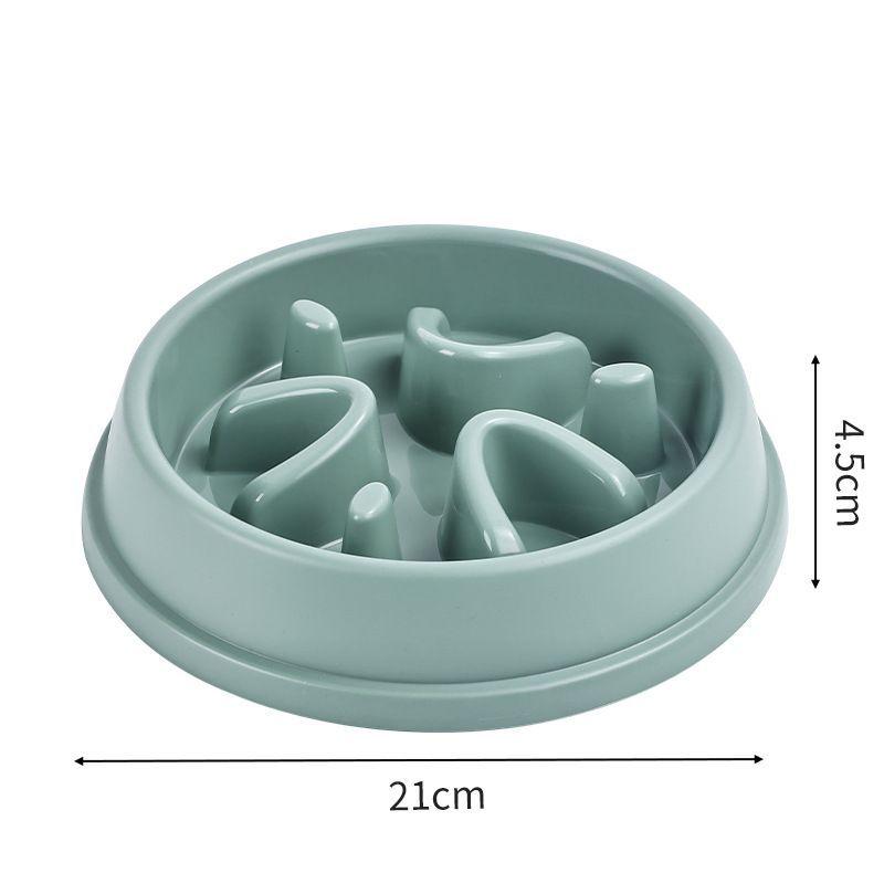 Pet Non-slip Overturning Explosion-proof Food Dog Bowl, Slow Food, Slow Food, Anti-choking Food Bowl