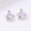 5pcs Cute Crystal CZ Love Heart Charms Pendants for Necklace Earrings Bracelet DIY Jewelry Making Accessories