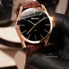 New Fashion Business Watch Men's Watches Casual Leather Band Quartz Wristwatches Men Relogio Masculino Montre Homme