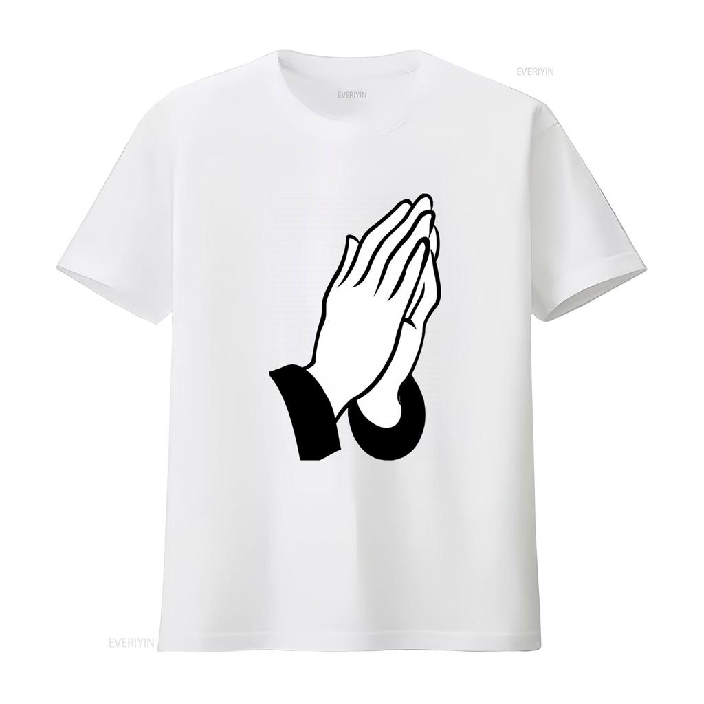 Dean Blunt the Redeemer Praying Hands T Shirt Unique Design for Stylish Wear Vintage Washed Slightly Breathable Homme Graphic