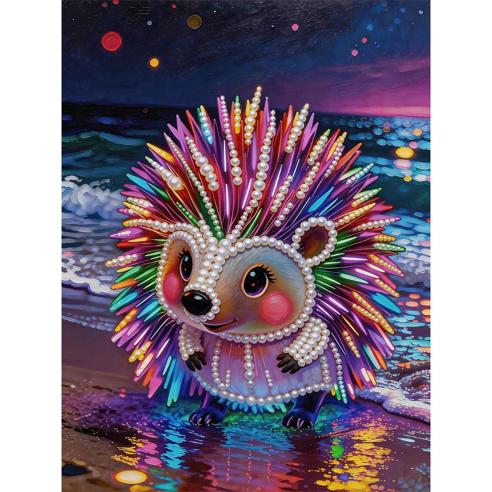 

DIY Картина Жемчужным Искусством Барсук для Взрослых/Новичков Подарок Домашний Декор Жемчужные Каменные Картины Изобразительное Искусство Ремесло 30x40 см Без Рамки 30x40cm