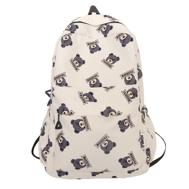 Batoh pro studenty středních škol a středních škol Velkokapacitní studentský batoh pro ženy s potiskem