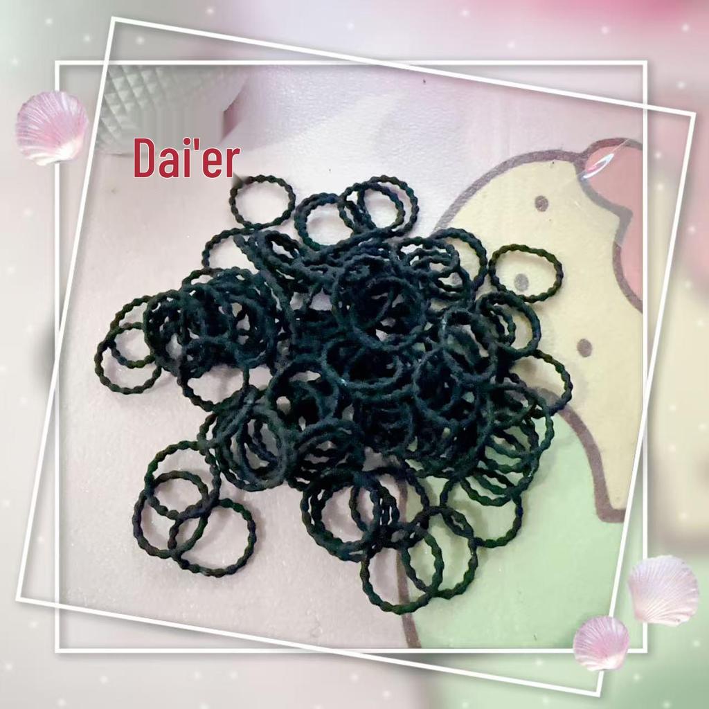 Durable High-Elasticity Hair Ties for Girls - Gentle on Hair, Perfect for Braids and Pigtails