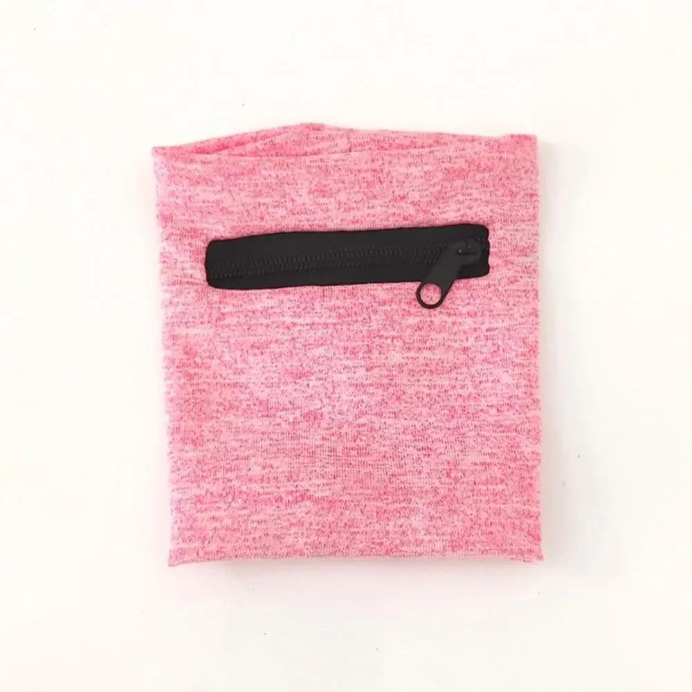Wristband Wallet Wristband with Zipper for Running Walking Hiking Cross-Fit Wrist Wallet Pouch Key Card Storage Bag