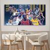 NBA Star Collection Poster: Giannis, Leonard, Curry & Lillard - Self-Adhesive Wall Sticker