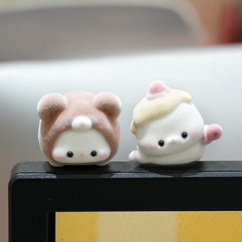 Cute Dachshund Sausage Dog Monitor Decor Funny Duck Bunny Desk Ornaments Kawaii Computer Edge Figurines for Office Home New 2026