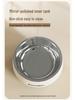 Non-Slip 304 Stainless Steel Pet Food & Water Bowl - Protects Cervical Spine, Large Diameter, Ideal for Dogs and Cats.