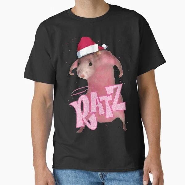 Christmas Ratz Pink Meme Classic Tshirt Made In Usaaus Tshirt S2xl S
