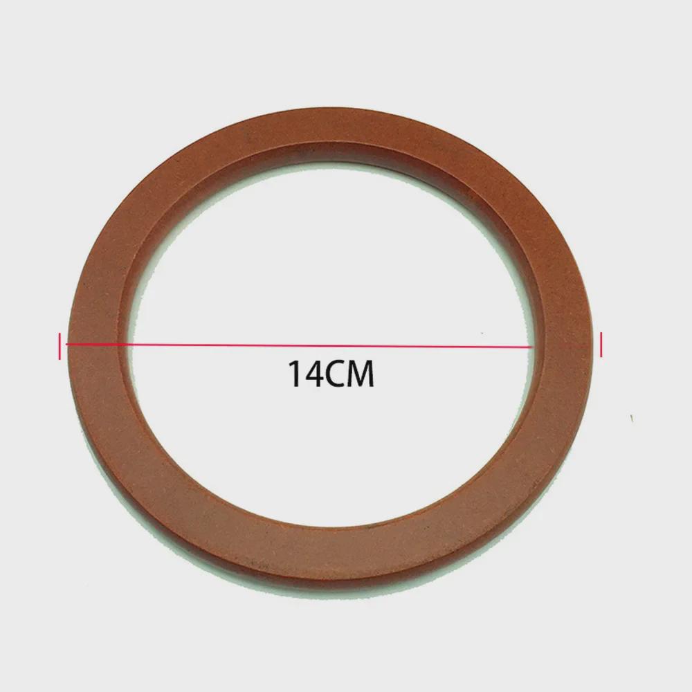 "Handmade Wooden Bamboo Round D-Shaped Bag Handle Gift Box"