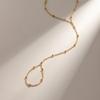 Creative Rice Bead Chain Tiny Bronze Bead Handwork New Chain Bracelet  Women