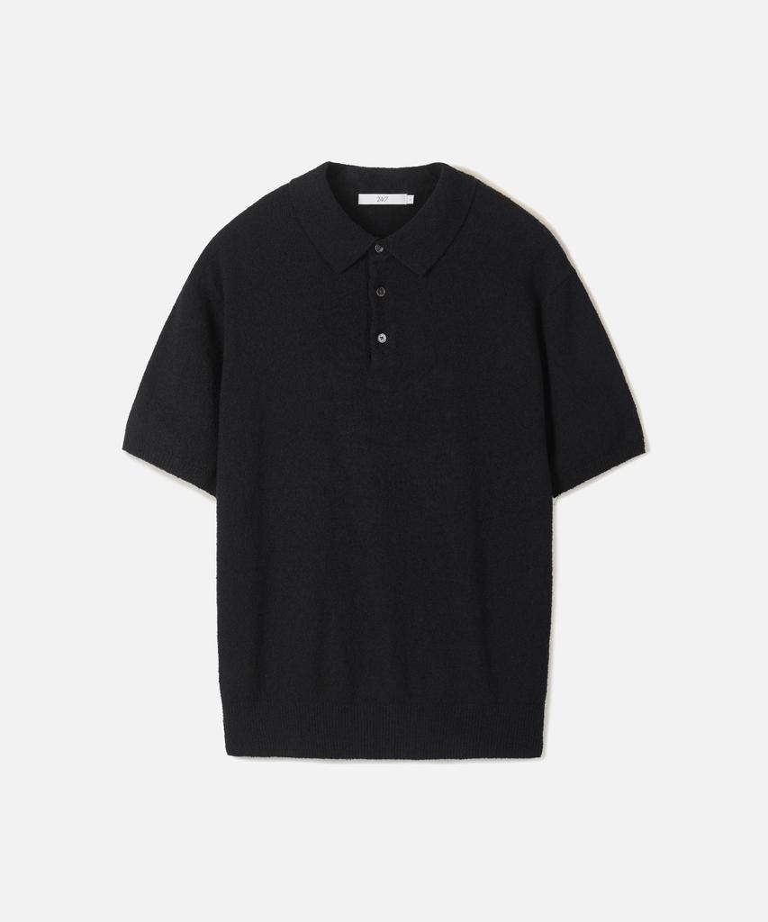 247Silijeu Boucle Terry Knit Black