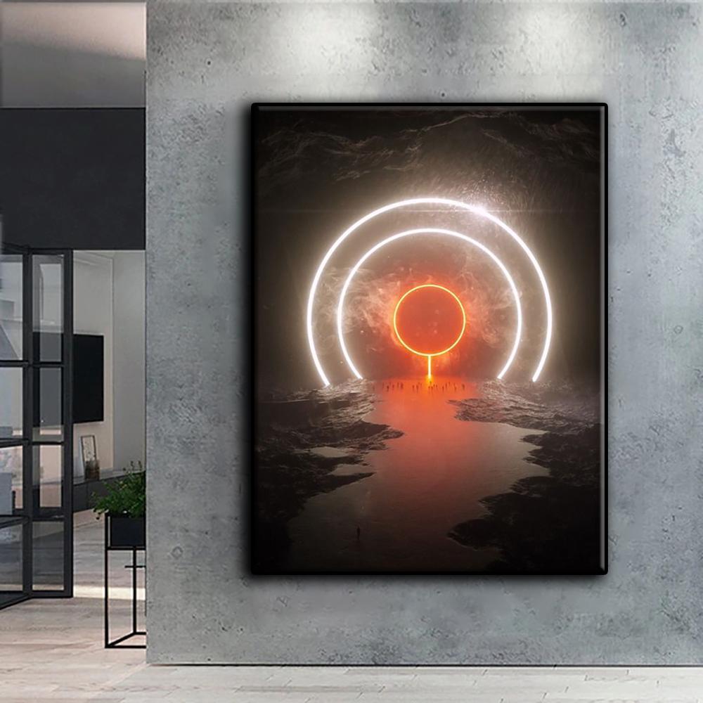 5D DIY Diamant Stickerei CyberPunk geometrische Ästhetik Diamant Malerei Mosaik Home Dekoration