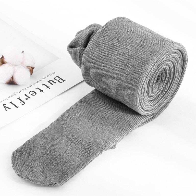 Autumn and winter fleece thickened threaded cotton vertical striped leggings, foot-stepping thermal pants, women's integrated pants