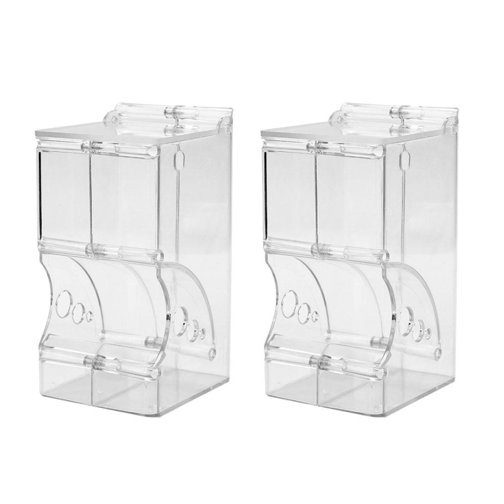 Cute Hamster Samll Animal Automatic Pet Food Feeder Plastics Durable Strong Simplicity Clear Transparent Safe Food Bowl