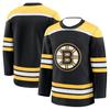 Maglia da Hockey - Nera con Accenti Giallo/Bianchi Logo Classico "B" Design a Strisce Iconico Maglia Atletica Stampe HD 3D