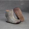 Johnature Retro Short Boots Genuine Leather Versatile Tassel Fashion Comfortable Women's Shoes