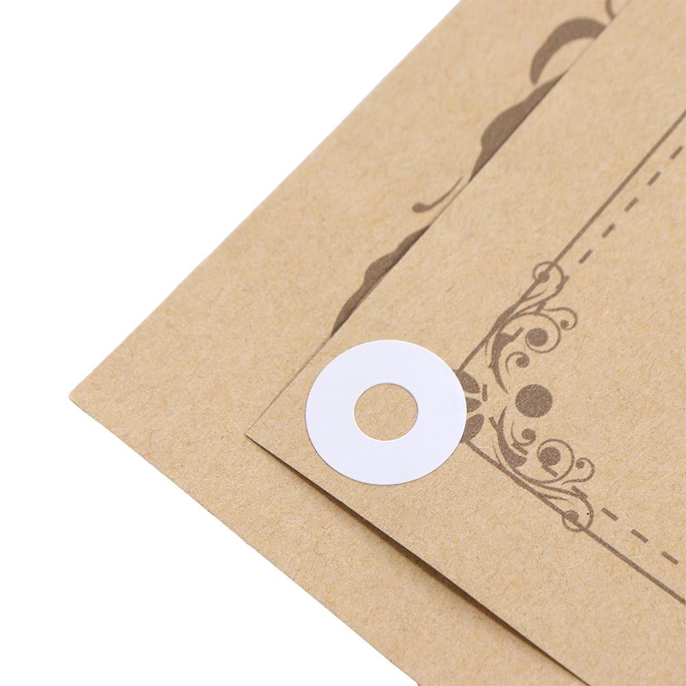 Ring 15mm Binding Paper Sticker Hole Punch Protector Round Stickers Hole Reinforcement Labels