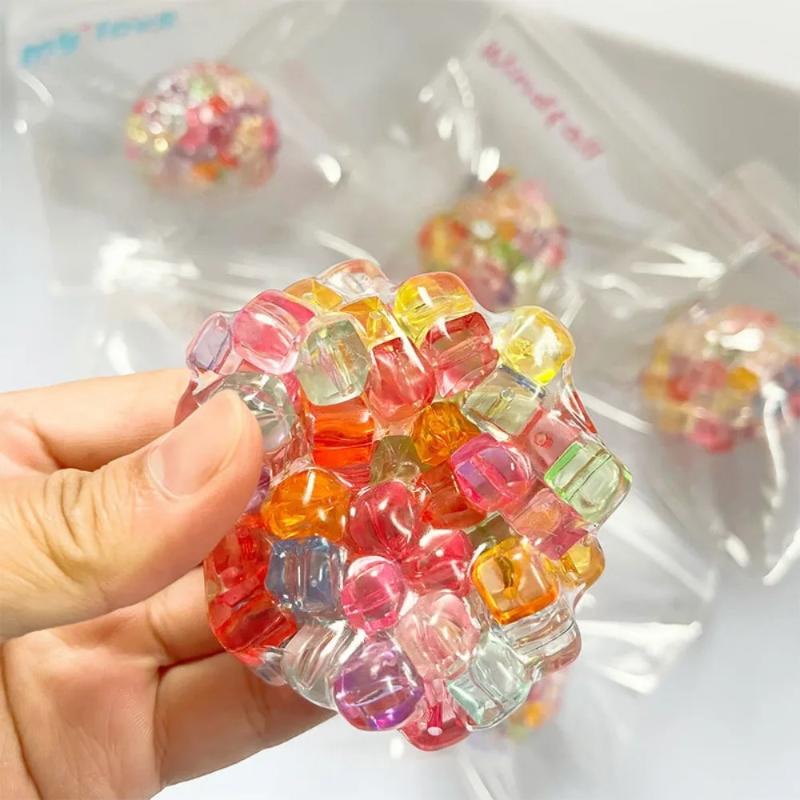Quetschbälle, Eisperlen – Stressabbau-Spielzeug, superweiches sensorisches Fidget-Spielzeug für Kinder und Erwachsene, Entspannungs- und Stressabbau-Geschenk