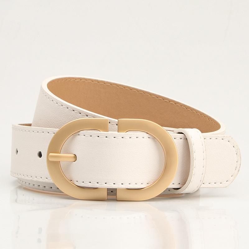 A Matte, High-end, Fashionable Korean-style Pu Belt for Women, Versatile for Outerwear and Jeans, and A Decorative Strap