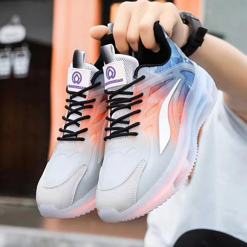 Boys' Shoes Summer 2025 New Children's Mesh Sneakers Medium and Older Children's Popcorn Soft-soled Breathable Dad Shoes
