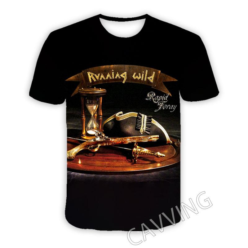 New Fashion Women/Men's 3D Print Running Wild Rock Casual T-shirts Hip Hop Tshirts Harajuku Styles Tops Clothing