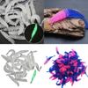20Pcs/set Soft Colorful Fishing Lures Long Tail Baits Simulations Fishing Stuff Loach Baits Slow Sinking Swimming Lures