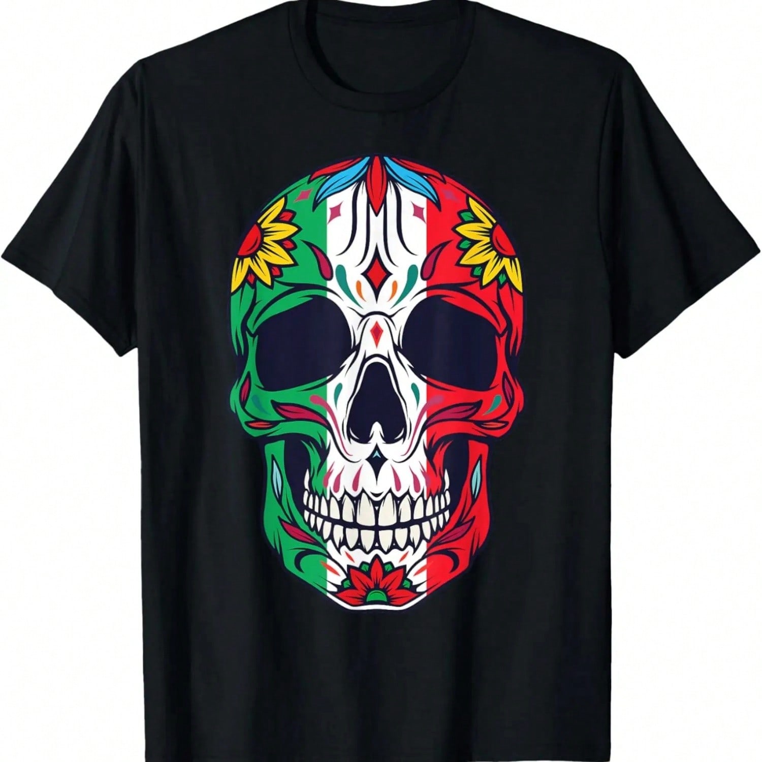 Mexican Dia De Los Muertos Day Of The Dead S T-Shirt S разноцветный