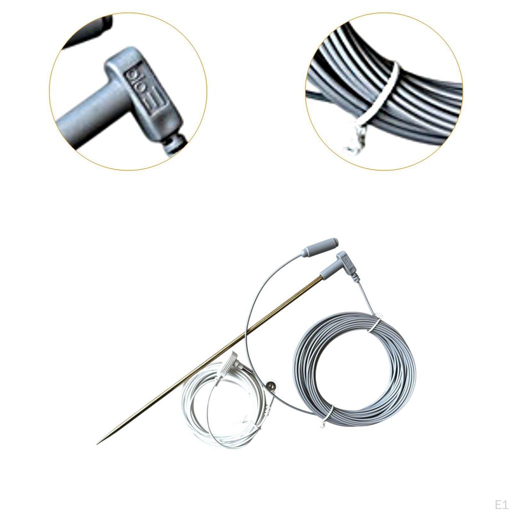 Grounding Rod with 40ft Female Ground Cord Easy To Use Universal Accessories Portable Kit