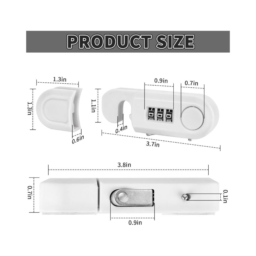 Cabinet Lock Child Safety Lock Damage-Free Installation