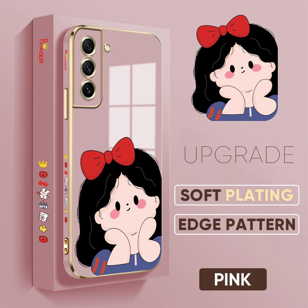 Colorful Printing Patterns Square Edge Pattern Casing Plated Phone Shell Luxury Plating Soft Phone Case for iPhone Motorola Moto OnePlus Samsung