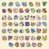 50Pcs Kawaii Anime Pokemon Stickers Pikachu Decals Diy For Laptop Luggage Skateboard Phone Cartoon Kid Toy Gift Stickers